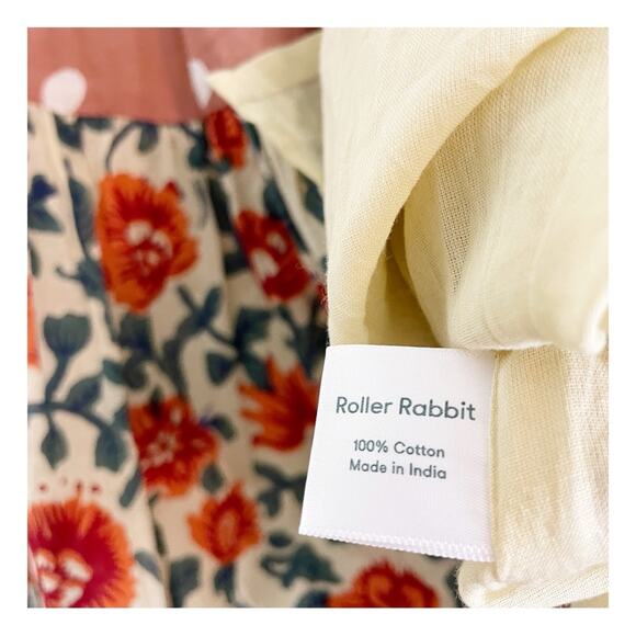 Roller Rabbit Dakota Floral Polka Dot Slip Maxi Sun Dress Lined NWOT - Picture 9 of 10